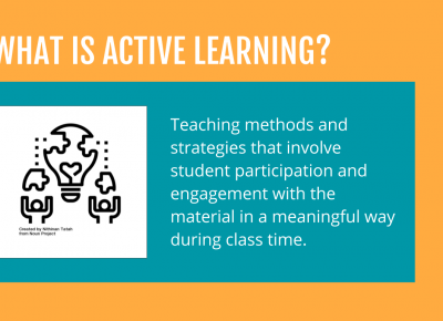 Active Learning is the essence of teaching and learning activities Active Learning is the essence of teaching and learning activities