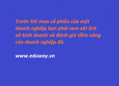 Các thông số tài chính quan trọng phải biết trước khi đầu tư chứng khoán